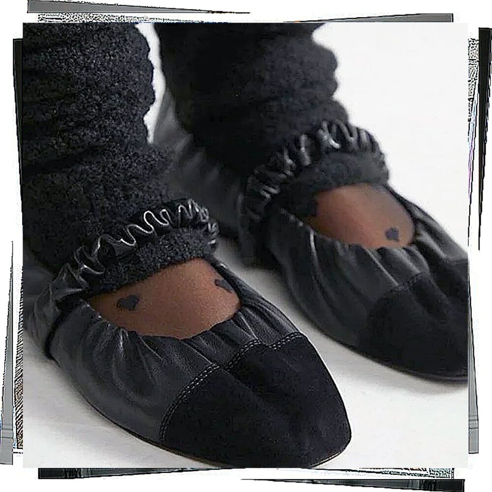 Free People Black Flats